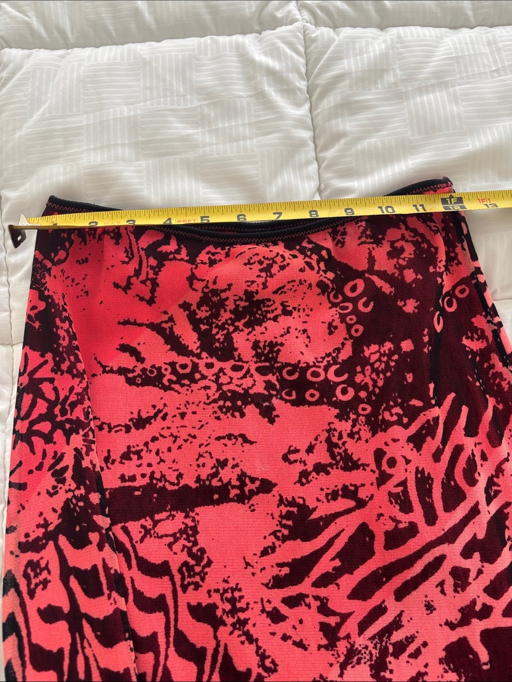 Jean Paul Gaultier Pink and Black Abstract Mesh Skirt Set! - Picture 7 of 8